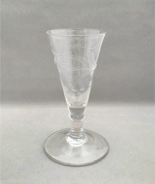 A Very Rare 18th Century Gin Glass