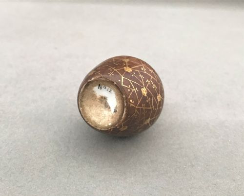 fig 1. A rare Victorian silver mounted novelty scent bottle