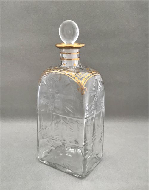A Gorgeous Georgian Cut & Gilded Spirit Decanter