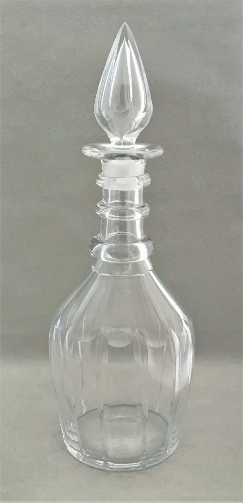 A Handsome Victorian Gothic Cut Glass Decanter