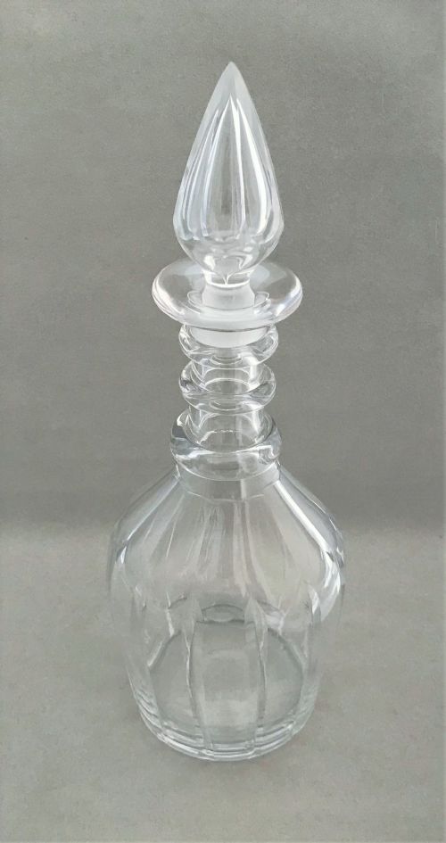 fig 1. A handsome Victorian Gothic cut glass decanter