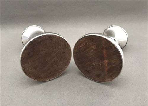 fig 1. A good pair of dwarf silver candlesticks