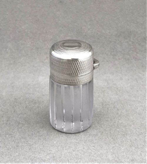A Gorgeous Silver Mounted Scent Bottle