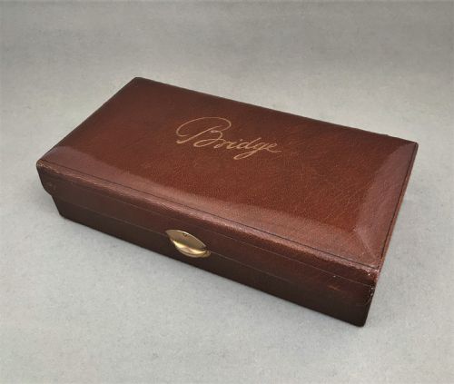 A Superb Edwardian Bridge Box