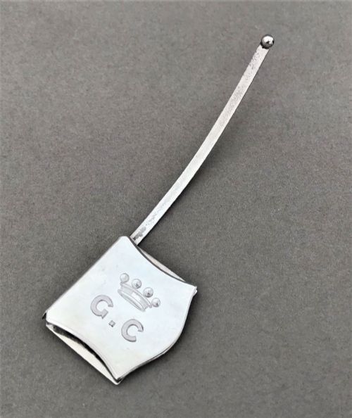 An Unusual Late Victorian Silver Bookmark