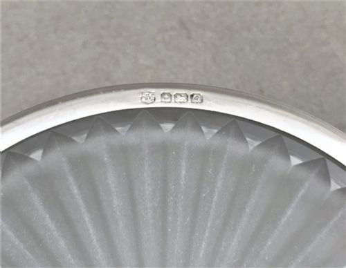 fig 1. A stylish Art Deco silver butter dish and knife