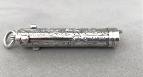 fig 1. A Lovely Victorian Silver Etui