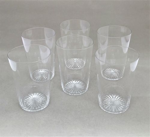 An Elegant Set of 6 Edwardian Water/lemonade Glasses