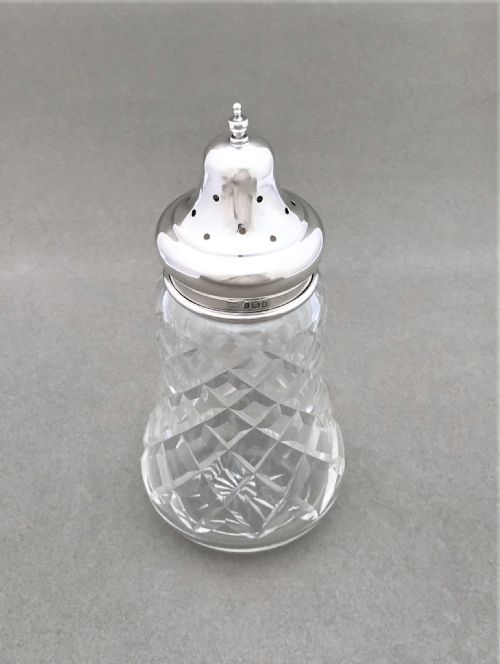 fig 1. A lovely silver mounted sugar caster