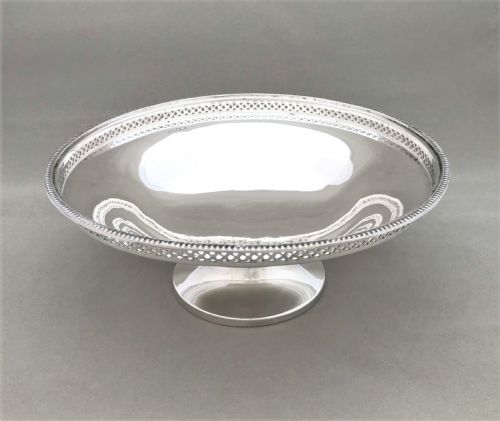 A Handsome Silver Pedestal Dish