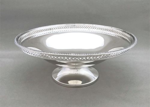 fig 1. A handsome silver pedestal dish