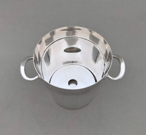 fig 1. A fine silver plated Art Deco ice bucket