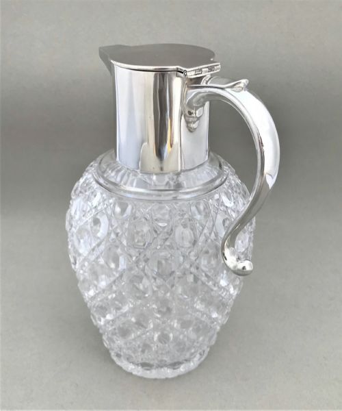 fig 1. A Fabulous Victorian Silver Mounted Claret Jug