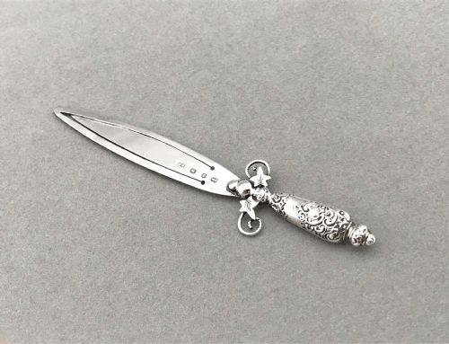 A Charming Victorian Silver Bookmark