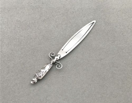 fig 1. A charming Victorian silver bookmark