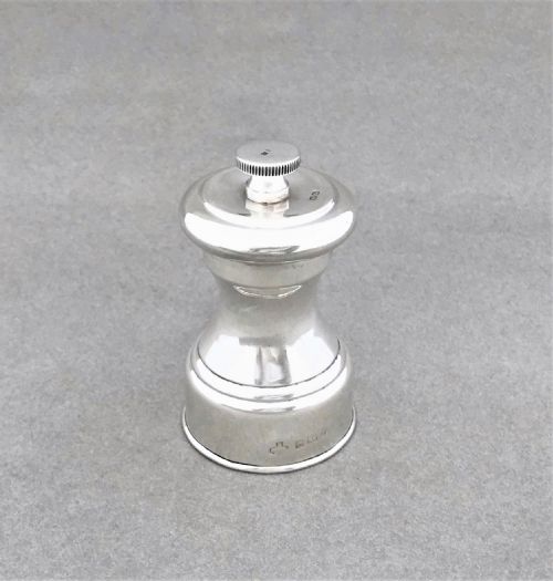 A Handsome All Silver Pepper Grinder