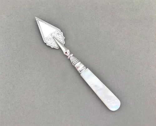 A Rare Victorian Silver Pate Spade