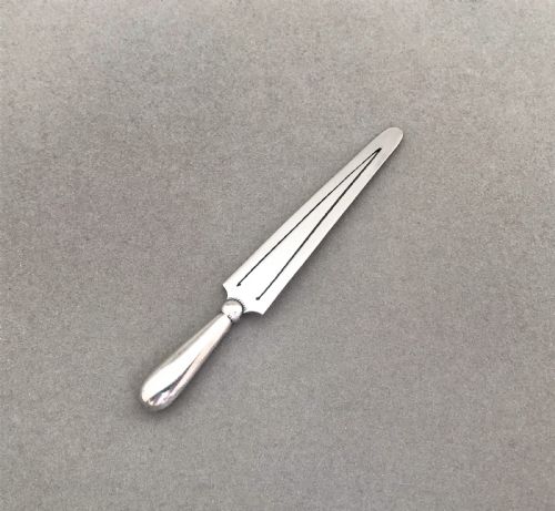 fig 1. A gorgeous Edwardian silver & agate bookmark