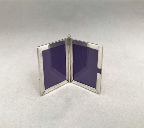 A German Silver Art Deco Travelling Frame