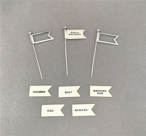 A Fabulous Set of Interchangeable Silver Sandwich Flags