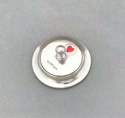 A Superb Scottish Silver Plated Trump Marker