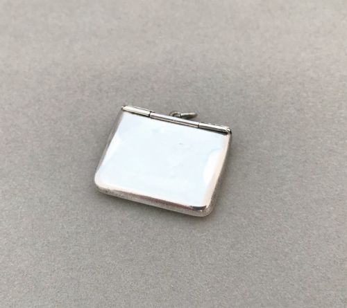 fig 1. A gorgeous silver and enamel stamp envelope