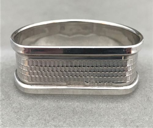 fig 1. A Superb Set Of Six Boxed Silver Napkin Rings