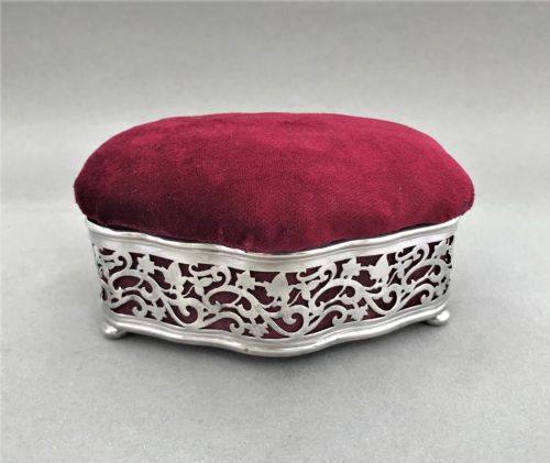 A Gorgeous and Large Chester Silver Jewel Box