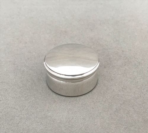 fig 1. A good large size silver pillbox