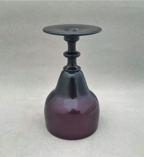 fig 1. A Fine Georgian Amethyst Wine Glass
