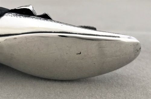fig 1. A Rare Silver And Agate Novelty Shoe Pin Cushion