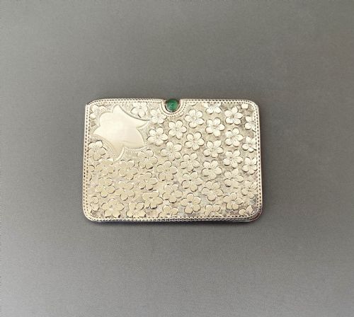 fig 1. A gorgeous silver gilt double sliding stamp case