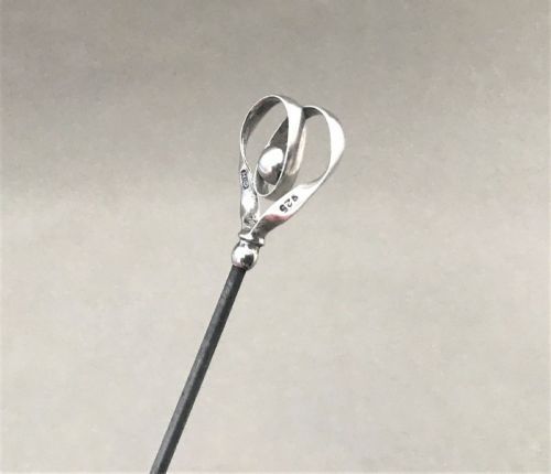 A Fine Edwardian Charles Horner Silver Hat Pin