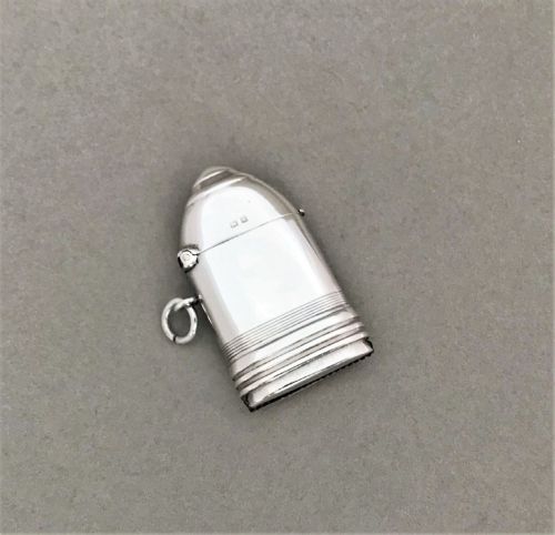 A First World War Novelty Silver 'Shell' Vesta