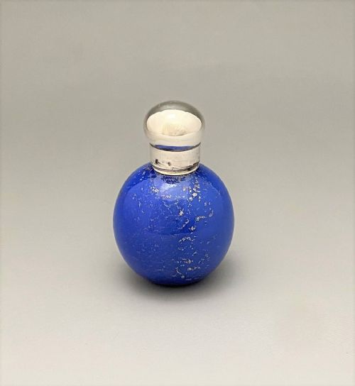 fig 1. A superb silver mounted Victorian scent bottle