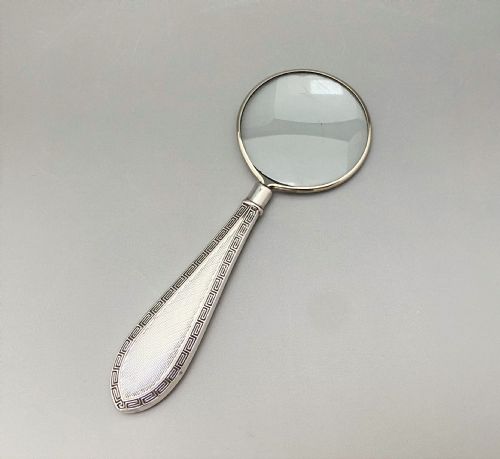 fig 1. A charming Silver Handled Magnifying Glass