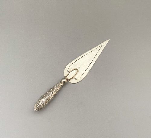 fig 1. A lovely Edwardian all silver bookmark
