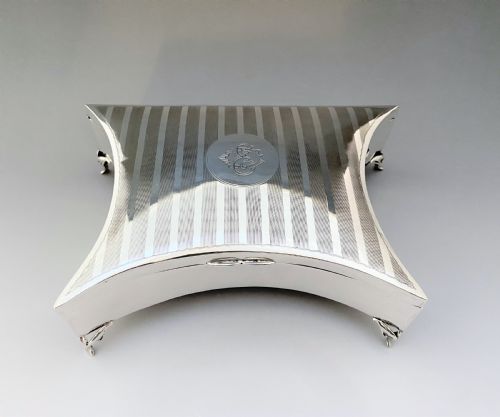 An Outstanding  Large, Chester Silver Jewel Box