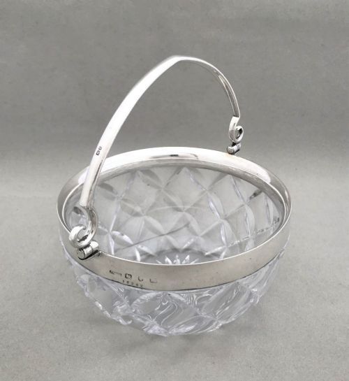 A Delightful Victorian Silver Mounted Basket