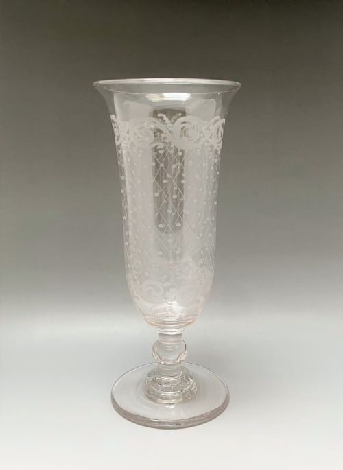 A Gorgeous Early Victorian Acid Etched Vase