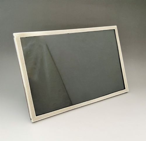A Large Silver Landscape/portrait Photo Frame