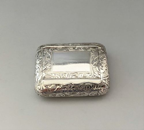 A Gorgeous Victorian Silver Snuff Box