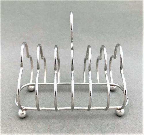 A Handsome George VI Silver Toast Rack