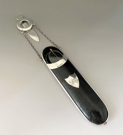 A Lovely Edwardian Silver Spectacles Case