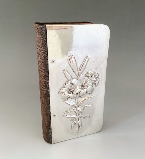 A Fabulous Silver Mounted Prayer/hymn Book by William Comyns