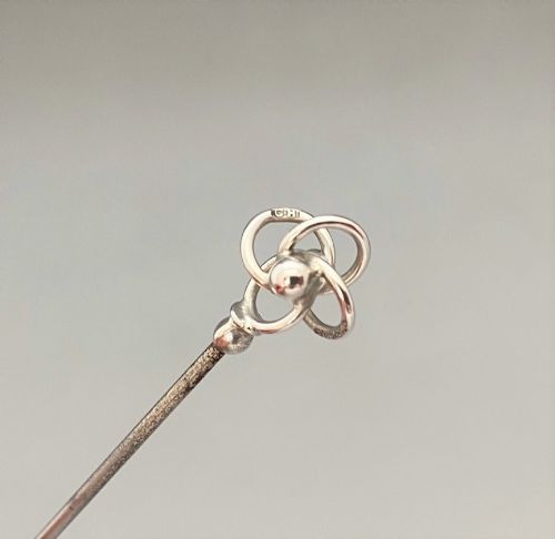 A Lovely Edwardian Charles Horner Silver Hatpin