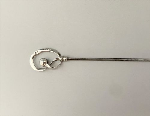 A Gorgeous Charles Horner Edwardian Silver Hatpin