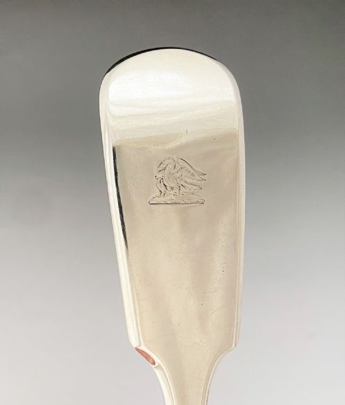 fig 1. A quality Victorian silver soup ladle
