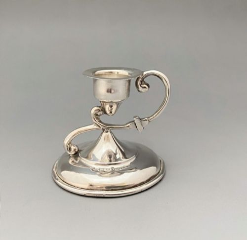 A Small Art Nouveau Silver 'Go-to-bed'