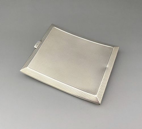 fig 1. A Stylish Art Deco Silver Cigarette Case